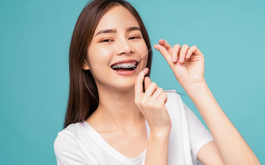 Flossing with Braces